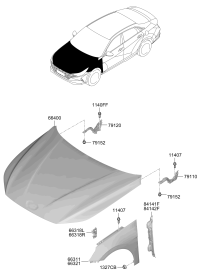 66400BU000-PANEL ASSY-HOOD