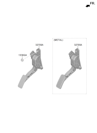 32700BU110-PEDAL ASSY-ACCELERATOR
