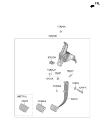 328252K0C0-PAD-PEDAL