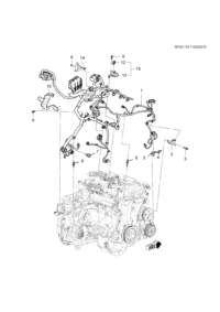 84125405-WIRE, ENGINE