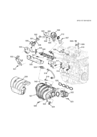 12646130-MANIFOLD INTAKE