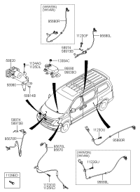 956804H500-Sensor assy-ABS real wheel, rh