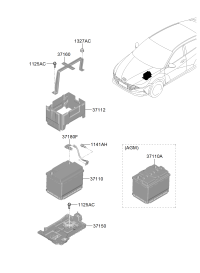 37180BU200-Sensor assy., battery
