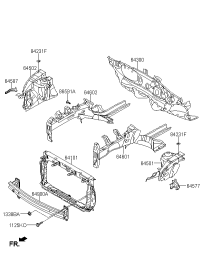 64101D0000-CARRIER ASSY-FR END MODULE