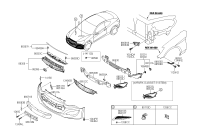 957202M000CA-ULTRASONIC SENSOR ASSY-BWS
