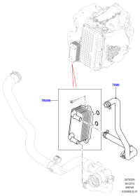 LR049636-HOSE OIL COOLER