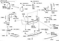 5215558090-SUPPORT, REAR BUMPER SIDE, NO.2 RH