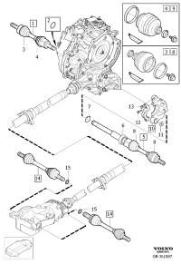 36012415-Shaft, replace, lh, fr