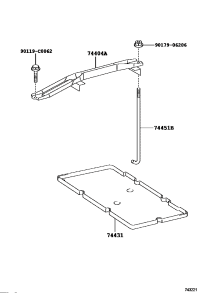 7440406160-CLAMP SUB-ASSY, BATTERY