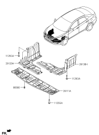 29110B3000-PNL-UNDER COVER FR