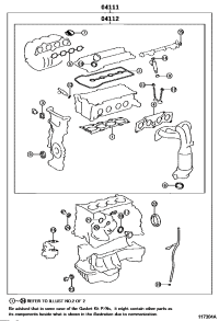 041110H433-GASKET KIT, ENGINE OVERHAUL
