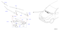 28881DF31A-ARM ASSY-WINDSHIELD WIPER