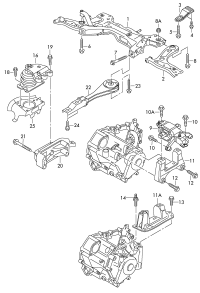6RD199315B-Bracket, set