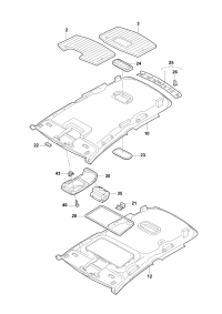 56D867501E-Molding headlining