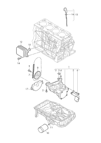 05E145208L-Oil pump with integrated vacuum pump