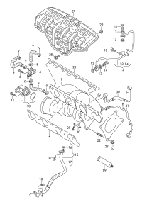 03C145702P-Exhaust manifold: