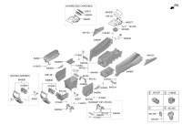 84650L4000NNB-COVER ASSY-CONSOLE UPR