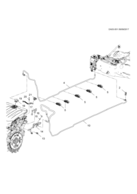 13579380-Sensor, fuel pressure (part of 1) (3.682) (AC-DELCO #13579380)