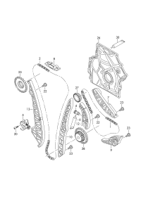 06K109158F-TIMING CHAIN E38/E39/X5