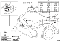 536010D060C1-LEVER SUB-ASSY, HOOD LOCK CONTROL