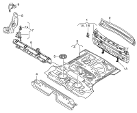 L8U0813331A-Reinforcement, front end plate