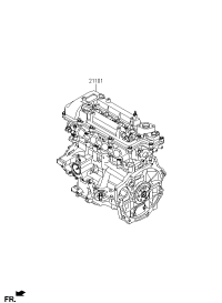BL3112BB00-ENGINE ASSY-SUB