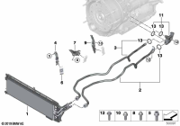 17219487217-TRANSMISSION OIL COOLER BMW G30, G12, B48