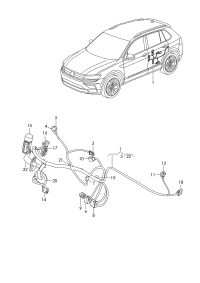 7L0972849-Bracket flat contact socket