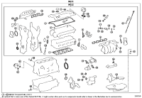0411125261-GASKET KIT, ENGINE OVERHAUL