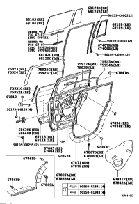 670030E040-PANEL SUB-ASSY, REAR DOOR, RH
