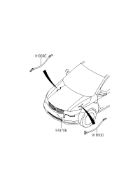 918601X120-Wiring assy-earth