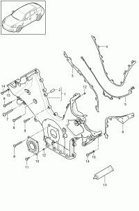 94810113020-GASKET,TIMING CASE UP-MACAN