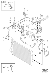30665216-RADIATOR HOSE W124/E200/E220