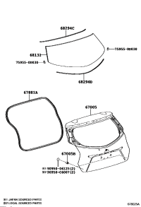 670050D220-PANEL SUB-ASSY, BACK