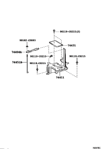 744040D100-CLAMP SUB-ASSY