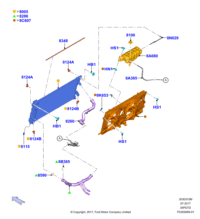 JL3Z7A031D-HOSE OIL COOLER