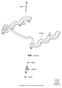 AL3Z9F593B-NOZZLE ASSY