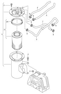 3C0127434-OIL FILTER ELMT-TOUAREG