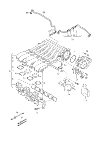 03H133201N-Hose, air intake