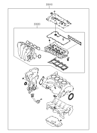 209102EH08-GASKET KIT-ENGINE OVERHAUL