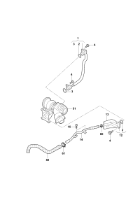 06K121497AG-Coolant pipe & hose