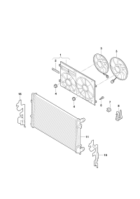 1KD121205-Grommet, double fan