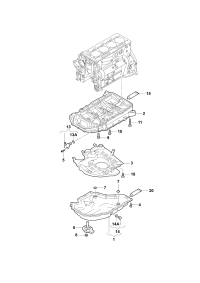 06J103600BH-Piece-oil pan lwr