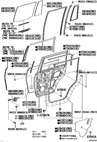 6700360420-PANEL SUB-ASSY, REAR DOOR, RH