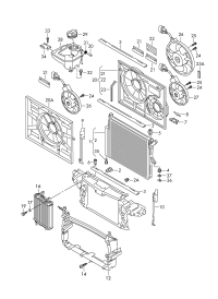 7L6121333F-PORSCHE CAYENNEAIR DUCT CENTRE