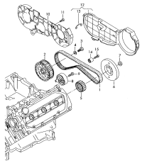 058109244-GUIDE PULLEY,V BELT-AUDI A5/R8