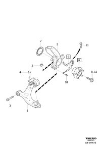 31277465-Link arm, rh, lwr