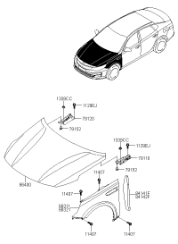 66311D4000-PANEL-FENDER LH