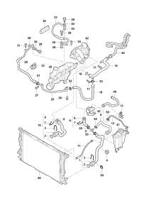 L8KD121049A-Radiator hose: