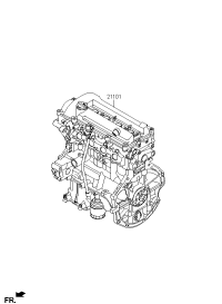 R8B2103B00-ENGINE ASSY-SUB